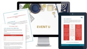 online event planning course workbooks