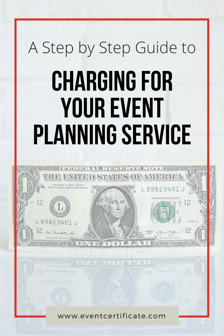 how much is a event planning business Charging for your event planning service pinterest