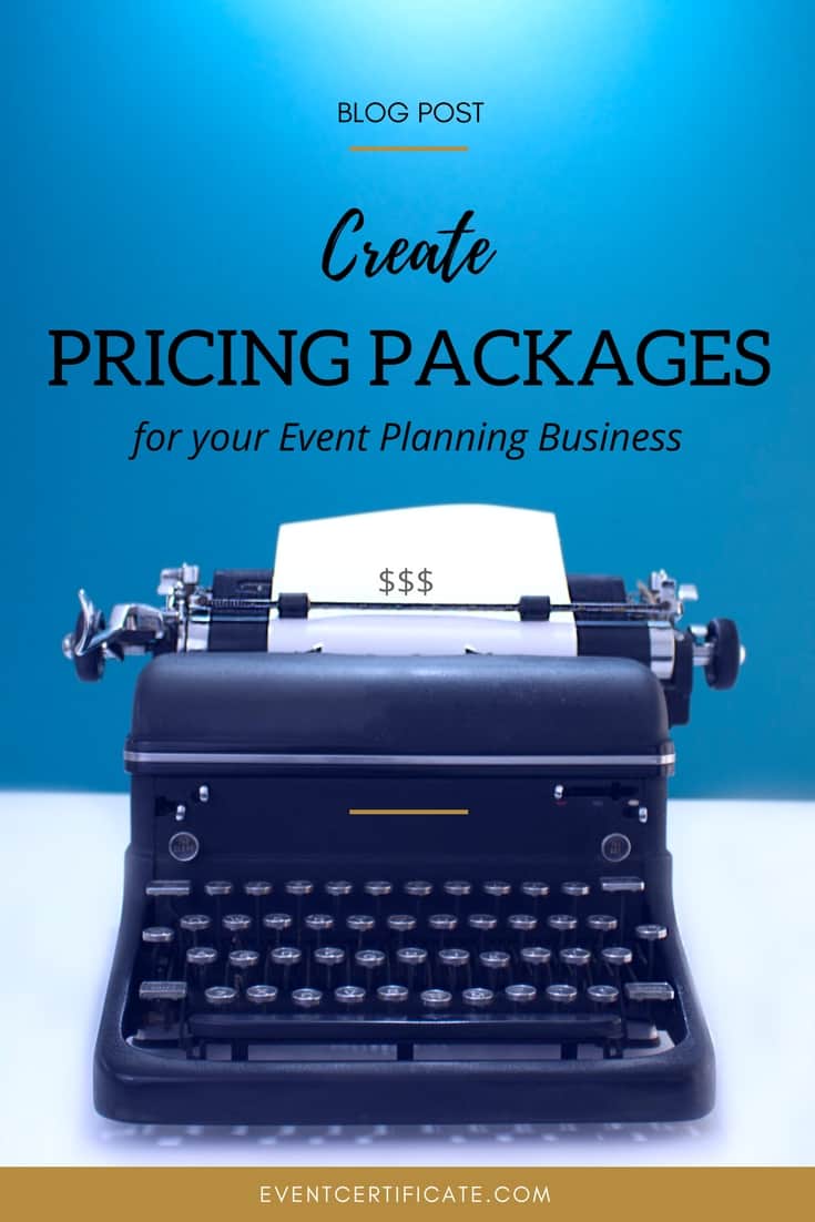 create pricing packages pinterest image