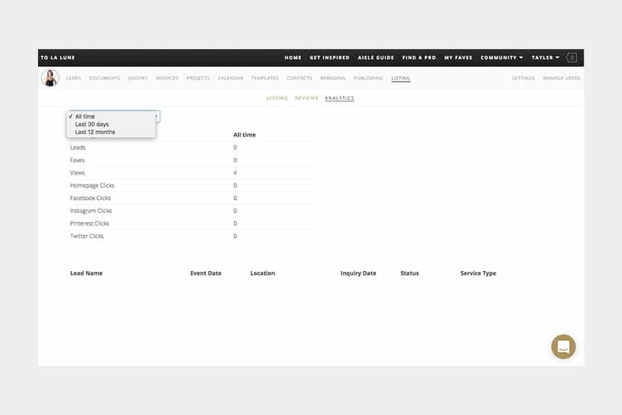 aisle planner analytics