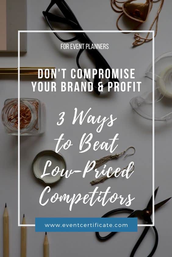 beat low prices competitors event planner