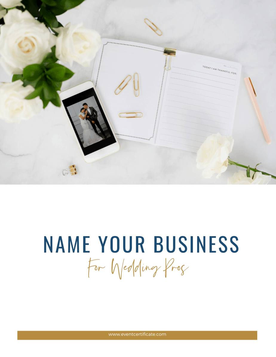 Business Name Ideas Worksheet
