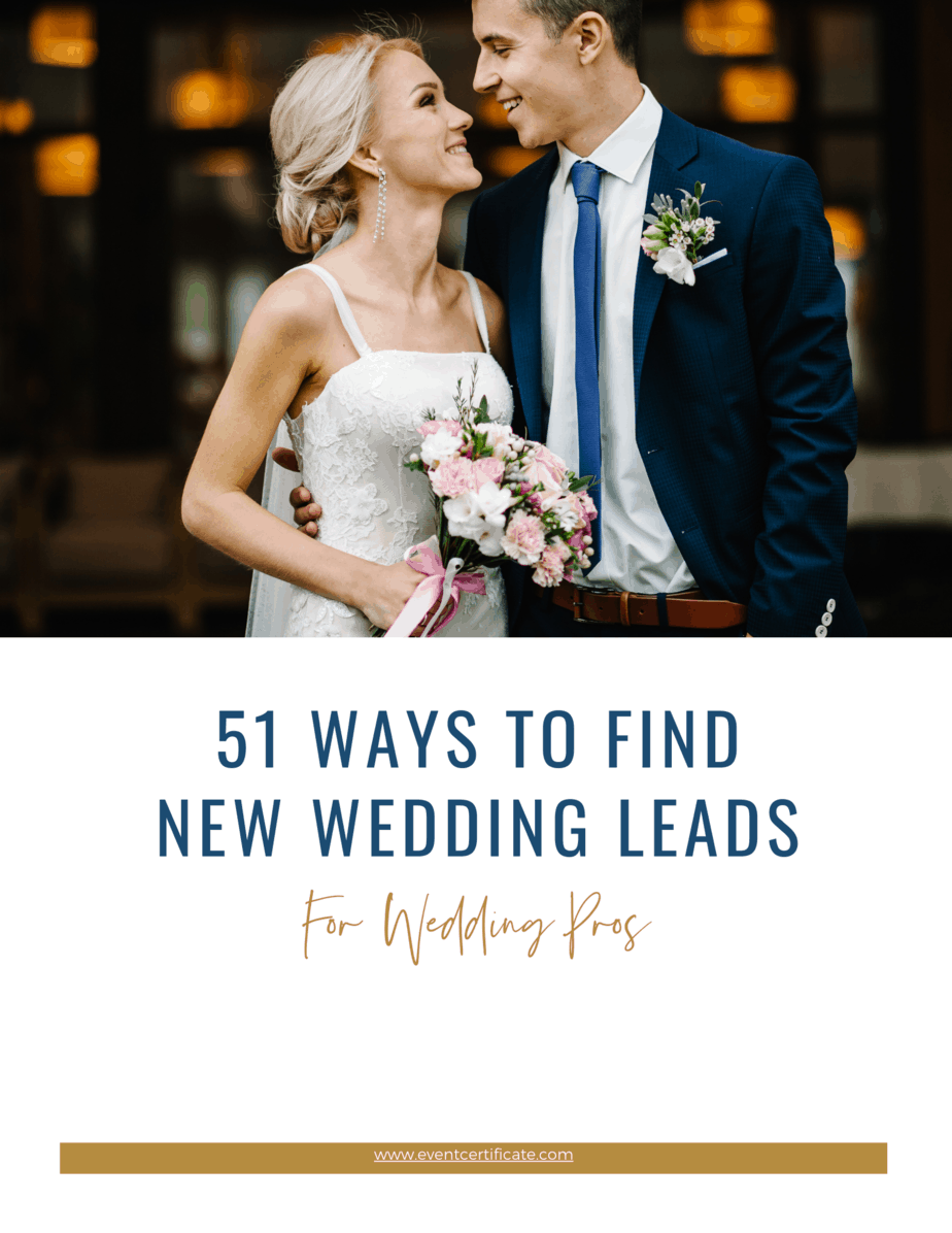 book new wedding leads