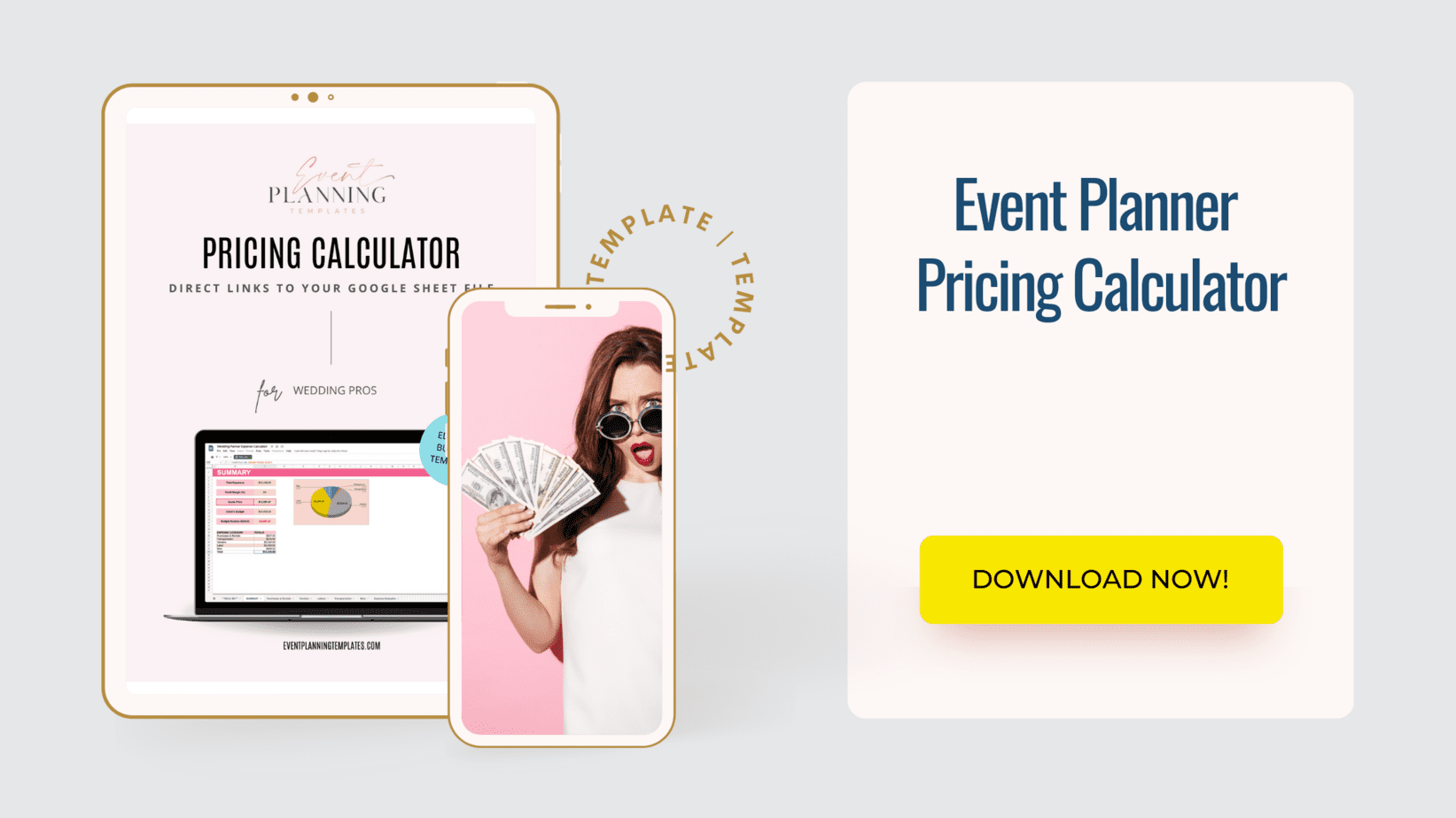 event planner price quote calculator