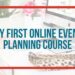 the first online event planning course i ever bought